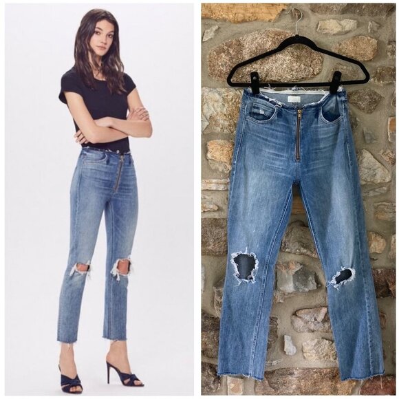 Mother The Dazzler XYZ Double Fray in Helter Skelter Womens 26 - Picture 1 of 12